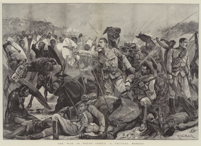 南アフリカでの戦争、決定的な瞬間 作： Richard Caton Woodville junior